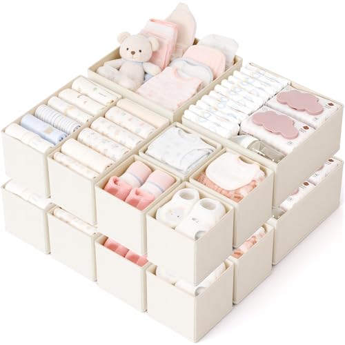 Drawer Organizer, 16 Pack Baby Dresser Organizer for Nursery - Image 2