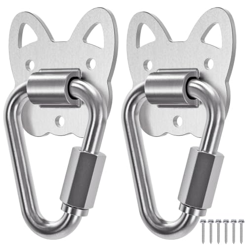 Dog Leash Holder Wall Mount Stainless Steel Hook, 2 Pack - Image 2