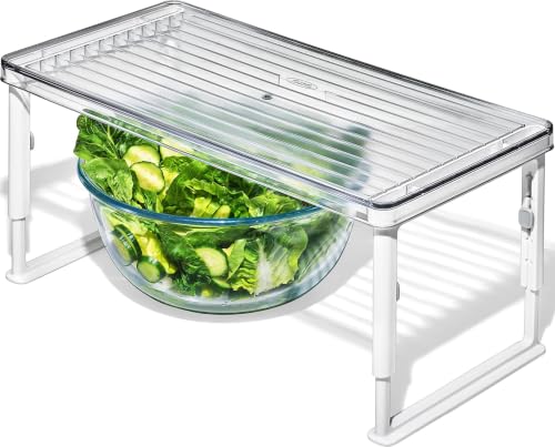 OXO Good Grips Adjustable Height Fridge Shelf Riser - Image 2