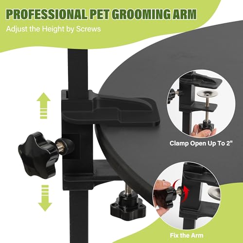 Dog Grooming Arm 35" with Hammock, Haunch Holder | Pet Essentials - Image 5