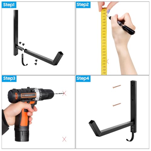Wall Mount Kayak Storage Rack, Kayak Hooks for Garage Wall - Image 6