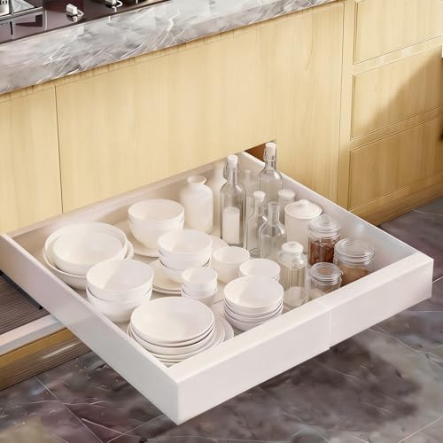 21" Deep Pull Out Cabinet Organizer, 12-22 Inch Expandable Drawer - Image 2