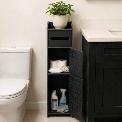 Toilet Paper Holder Stand, Toilet Paper Storage - Image 4