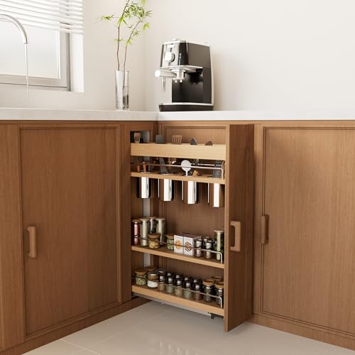 DINDON Pull Out Spice Rack Cabinet Organizer, (5" W | Pull Out Organiz - Image 2