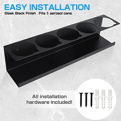 Aerosol Spray Can Holder Rack Organizer, 5 Can Spray - Image 8