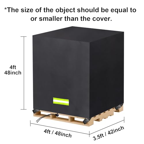 Pallet Covers Heavy Duty Waterproof Box Tarp Outdoor Pallet Bag - Image 4