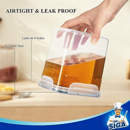 MR.SIGA 16 Pack Airtight Food Storage Container Set - Image 3