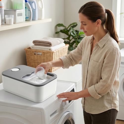 2.6GAL Laundry Powder Container, Powder Laundry Detergent - Image 3