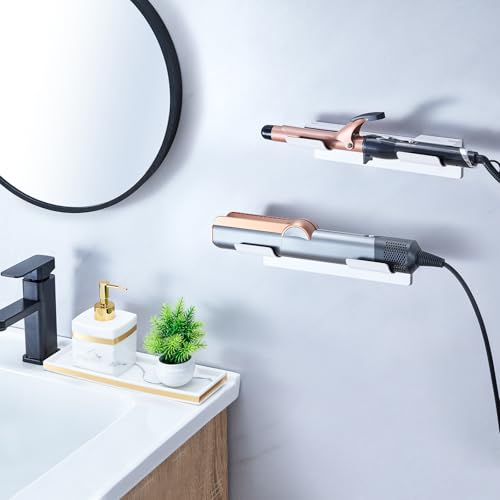 2 PCS Wall Mount Curling Iron Holder and Hair Tool | Home Organization - Image 3