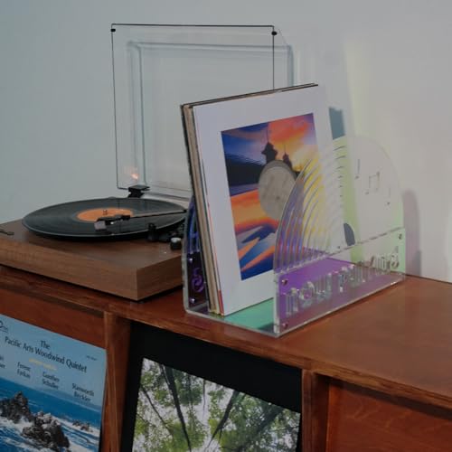 Acrylic Vinyl Record Storage Holder for 35 LPs, Now - Image 5