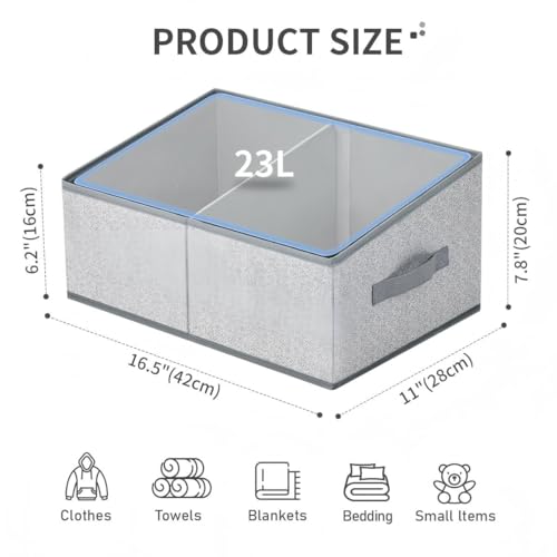 DIMJ Large Closet Shelf Organizer Bins 6 Packs with | All Products - Image 3