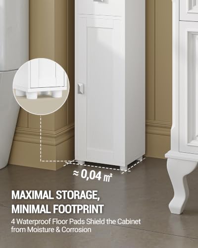 HEXCELEN Bathroom Storage Cabinet,Tall Narrow Bathroom - Image 5