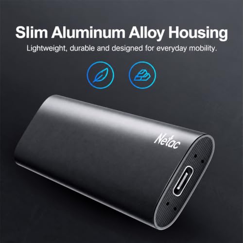 Netac ZSlim 250GB Portable SSD, Up to 550MB/s Read and 450MB/s - Image 4