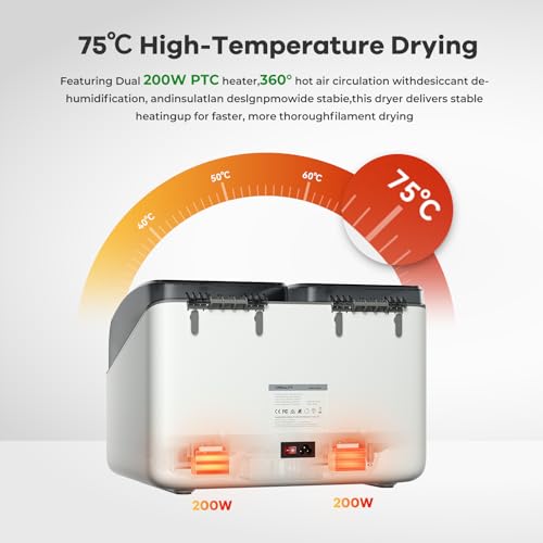 Creality Space Pi X4L Filament Dryer, 4 Spools 3D Printer - Image 4