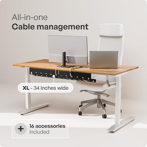 PAMO Cable Management Under Desk, Set of 2 - Black - Image 3