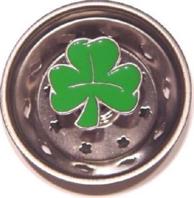 Lucky Irish Shamrock Sink Strainer Drain Kitchen Decor