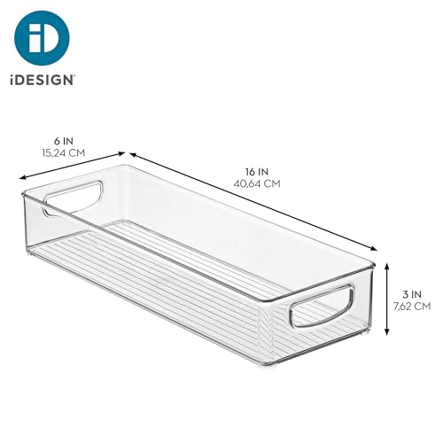 iDesign Slim Extra Long Clear Storage Bin - Image 5