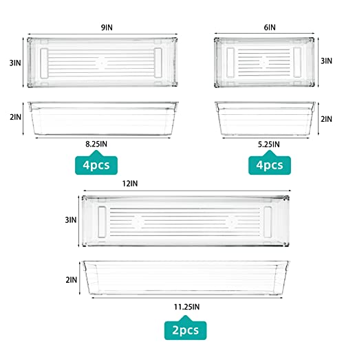 Clear Plastic Drawer Organizer Tray for Vanity Cabin | All Products - Image 3