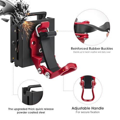 2 Pack E Track Tool Holder with Quick Release, Adjustable Clamp - Image 6