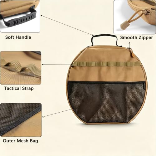 Round Bakeware Storage Bag with Tool Pockets, Waterproof - Image 6