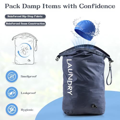 Travel Laundry Bag, Waterproof Compression Storage - Image 4