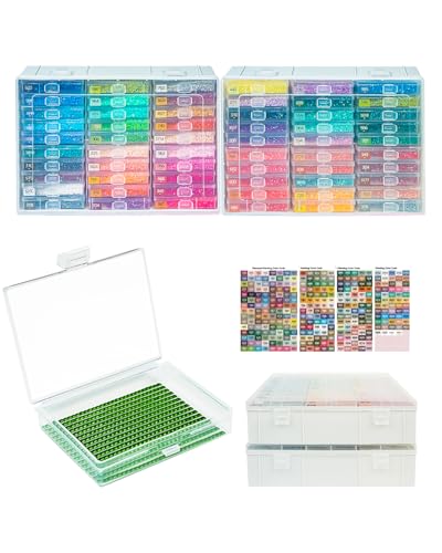 Diamond Art Trays with Lids, 60PCS Diamond Painting Storage - Image 2
