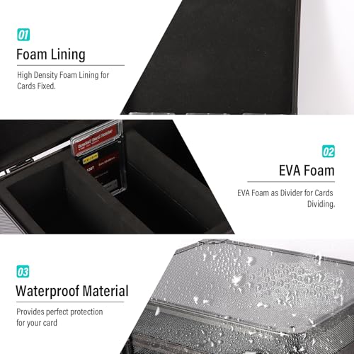 EcoVibe Graded Card Case, Aluminum Alloy Trading Card - Image 7