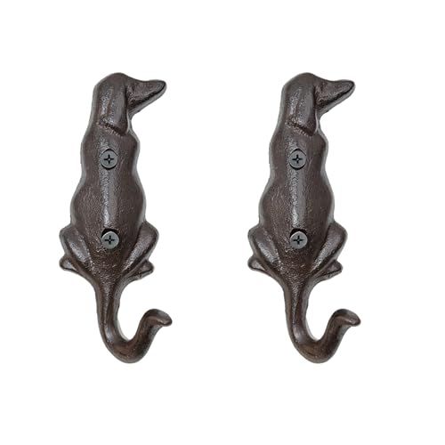 Dog Leash Holder for Wall, 2 Pcs Iron Dog Leash Hooks - Image 2