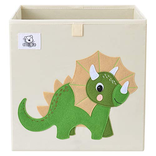 13 Inch Animal Cube Storage Bins, Foldable Fabric Kids Toy - Image 2