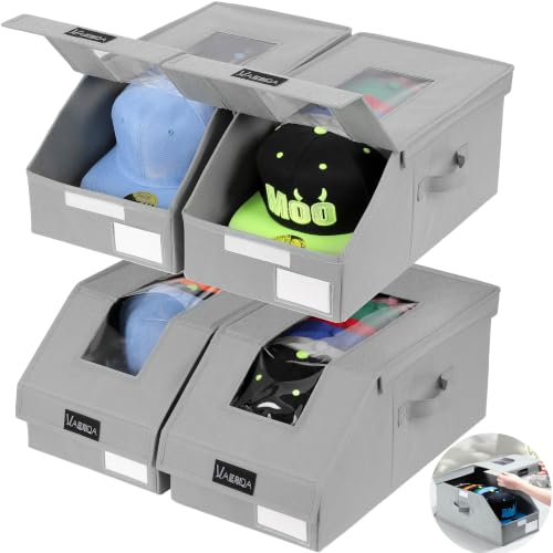 VAESIDA Hat Organizer for Baseball Caps, 4 Pack - Image 2