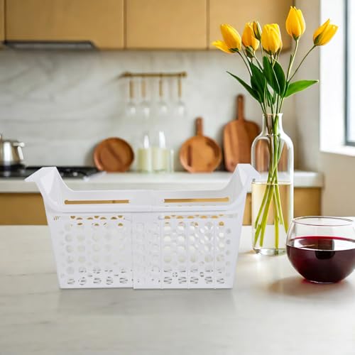 Totority Expandable Freezer Basket, Plastic Fridge Organizer - Image 7