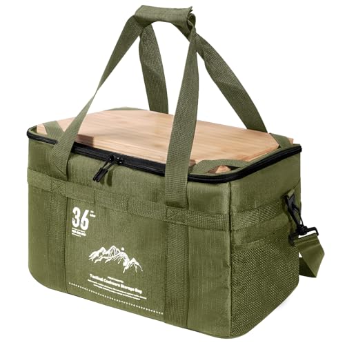 Camping Bag 36L Tactical Camp Kitchen Organizer, Cutting Board - Image 2