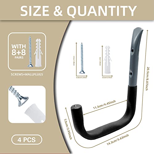 Heavy Duty Garage Storage Utility Hook, Wall Mount Garage - Image 3
