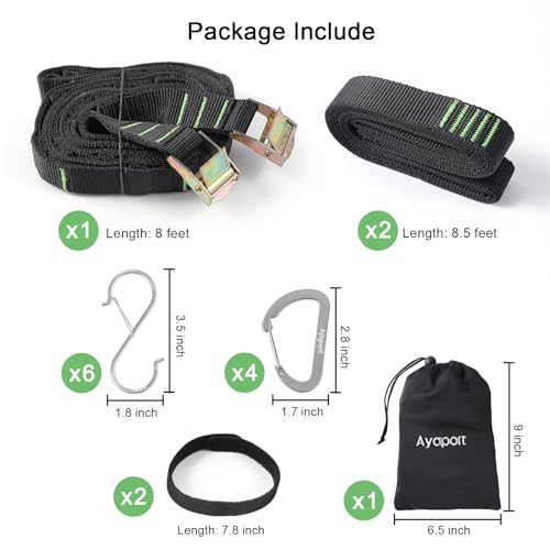 Ayaport Campsite Storage Strap Tent Camping Tree Hanging - Image 3