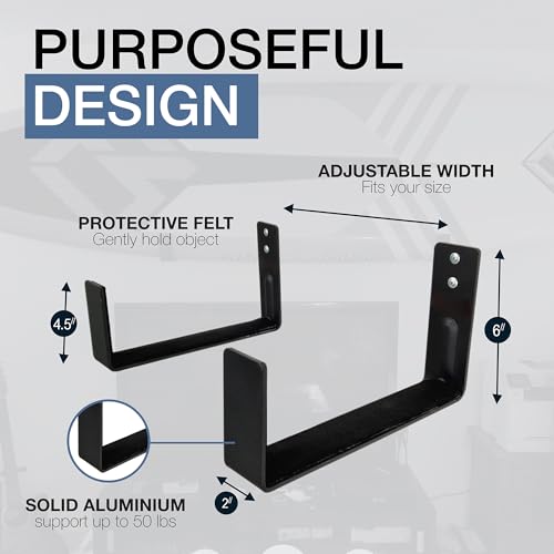 StoreYourBoard Paddle Board Wall Mount Rack, Felt Padded - Image 3
