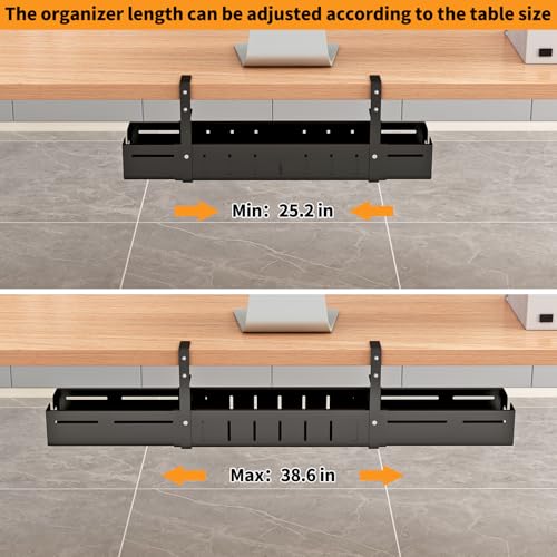 Under Desk Cable Management Tray, Expandable Length | All Products - Image 4