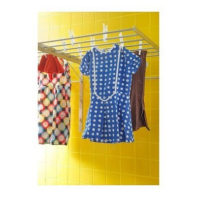 Wall Mounted Clothes Drying Rack - Stainless Steel - Image 4