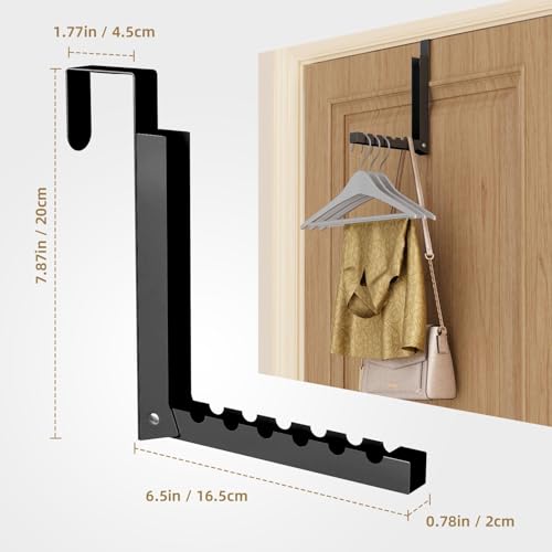Over The Door Hanger Folding Clothes Drying Rack, Folding - Image 4