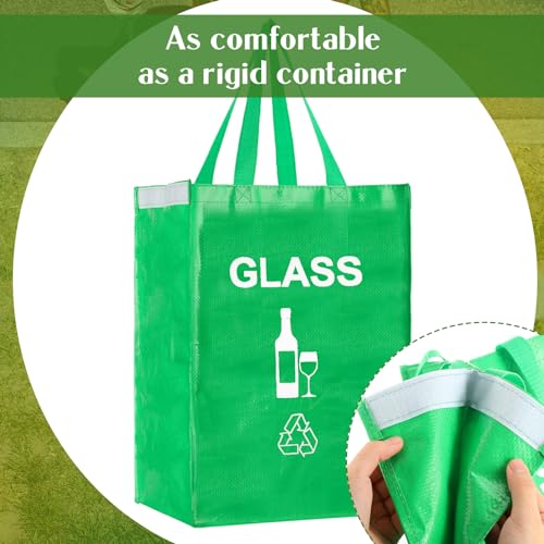 Recycling Waste Bin Bag 4 Pcs Large Separate Recycle Bin - Image 5