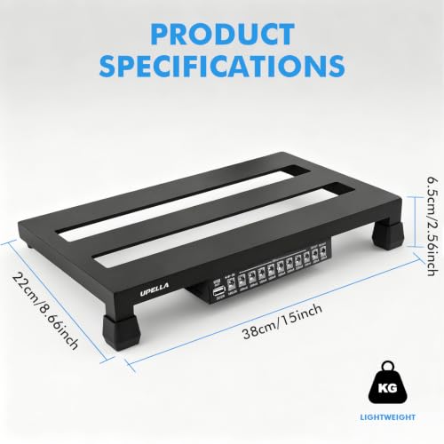Guitar Pedal Board with True Isolated Pedal Power Supply - Image 5