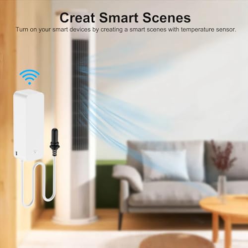 Smart Thermometer Hygrometer with Probe, WiFi Aquarium - Image 5