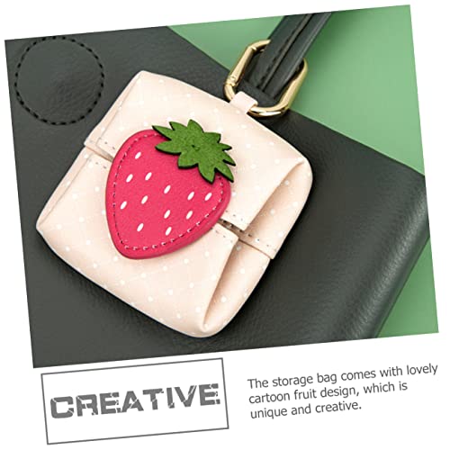 Uonlytech Cartoon Fruit Earbud Case with Hook Small Change Purse - Image 6