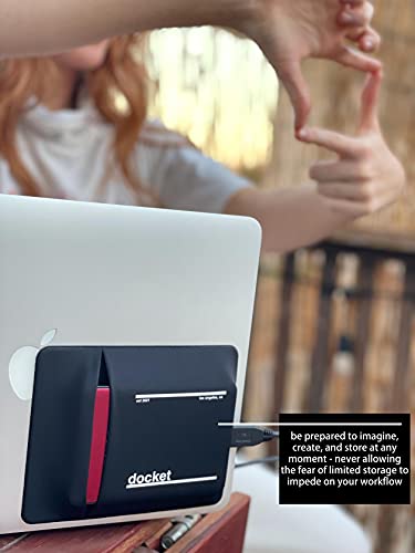 External Hard Drive Holder for Laptop - Closed Pocket Design - Image 6