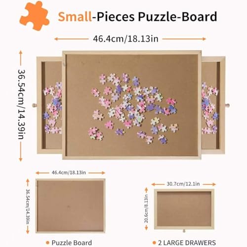 Small Puzzle Board 18.1 X 14.4 Inch Puzzle Table | Home Organization - Image 3