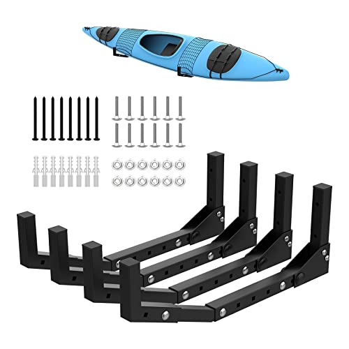 WALMANN Wall Mount Kayak Storage Rack, Kayak Hooks for Garage - Image 2