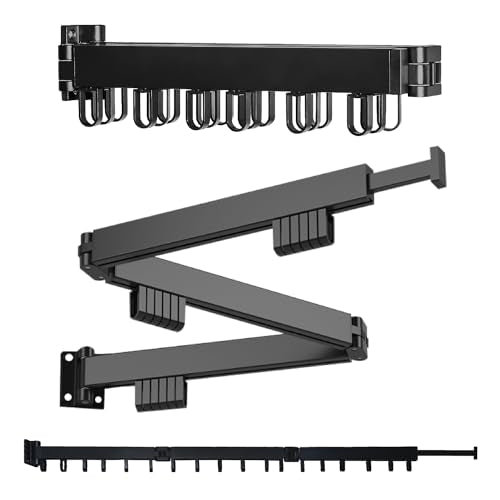 Foldable Wall Mounted Clothes Drying Rack – Heavy Duty - Image 2