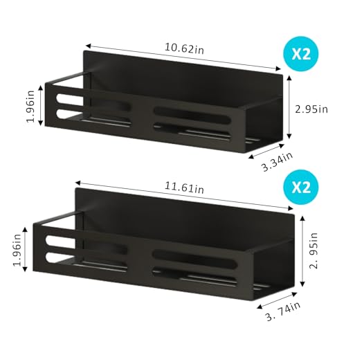 Magnetic Spice Rack for Refrigerator Magnetic Fridge Shelf - Image 3