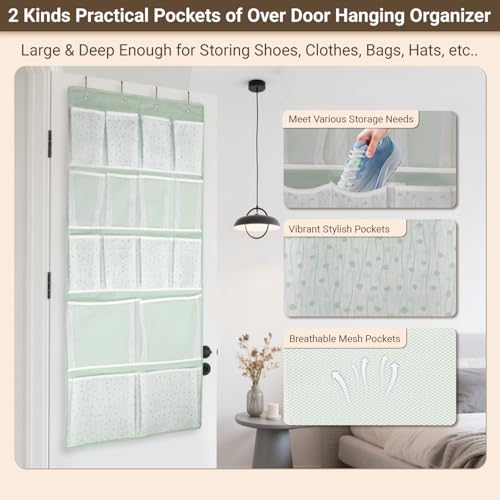 16 Pockets- Over Door Hanging Storage Organizer with 4 Kinds - Image 7