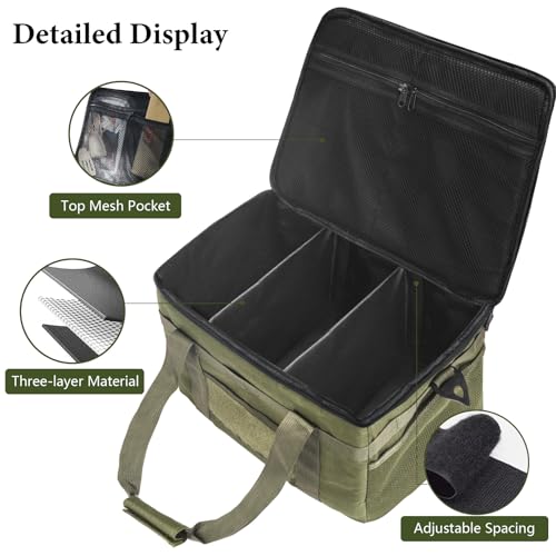 36L Tactical Camping Storage Tote Bag, Green Kitchen - Image 7