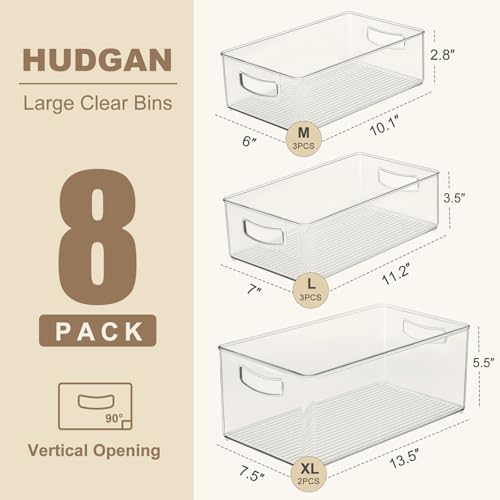 8 Pack Freezer Organizer Bins,Stackable - Image 4